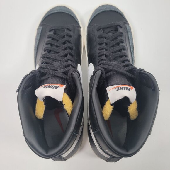 Nike Blazer Mid 77 Men's Black Sneakers BQ6806-002 US Size 11 - Picture 5 of 8